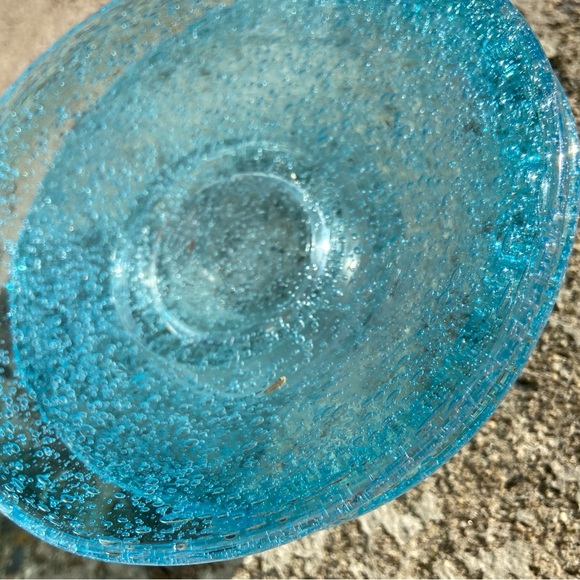 2 Hand Blown Glass Dishes - Picture 3 of 5